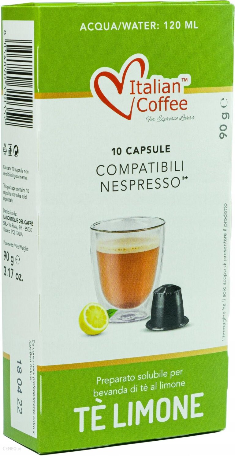 Nespresso Kapsułki Herbata Cytrynowa Te Limone