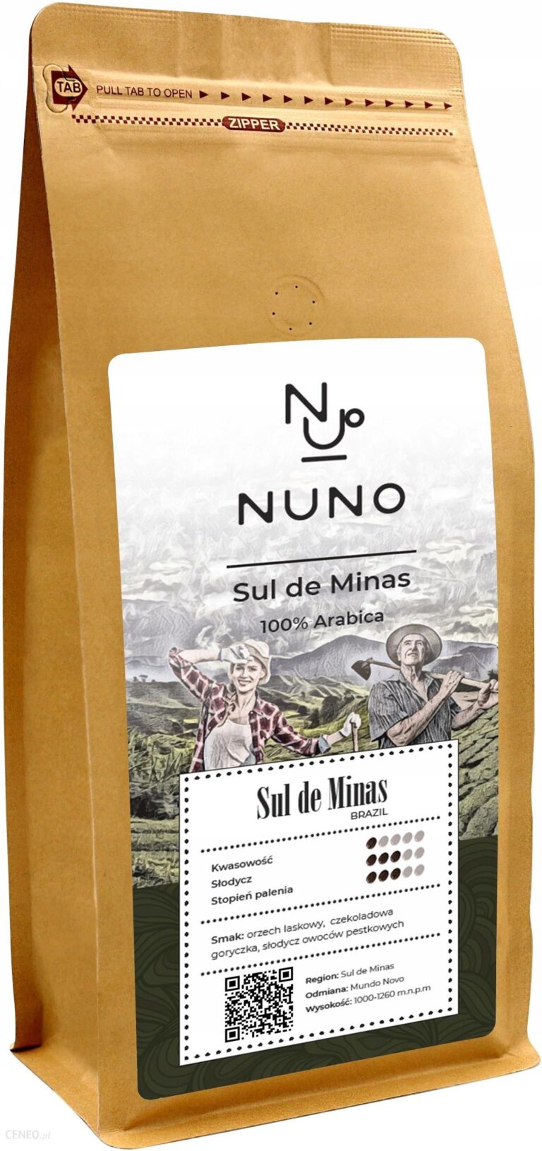 Nuno Kawa Brazylia Sul De Minas Świeża Arabika 1kg