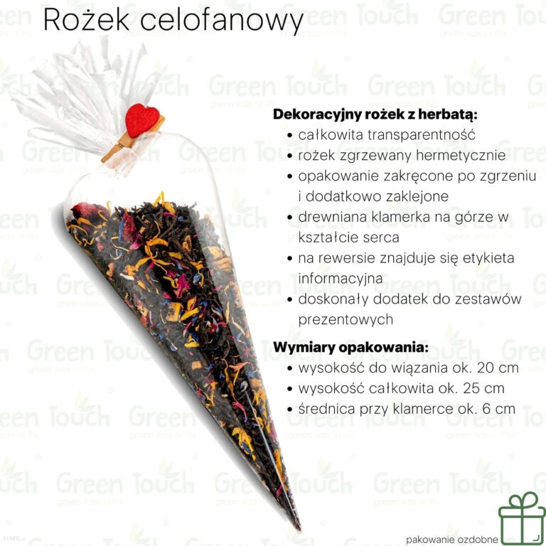 Progressive Pu erh rio (Pakowanie ozdobne, Rożek celofanowy 40g)