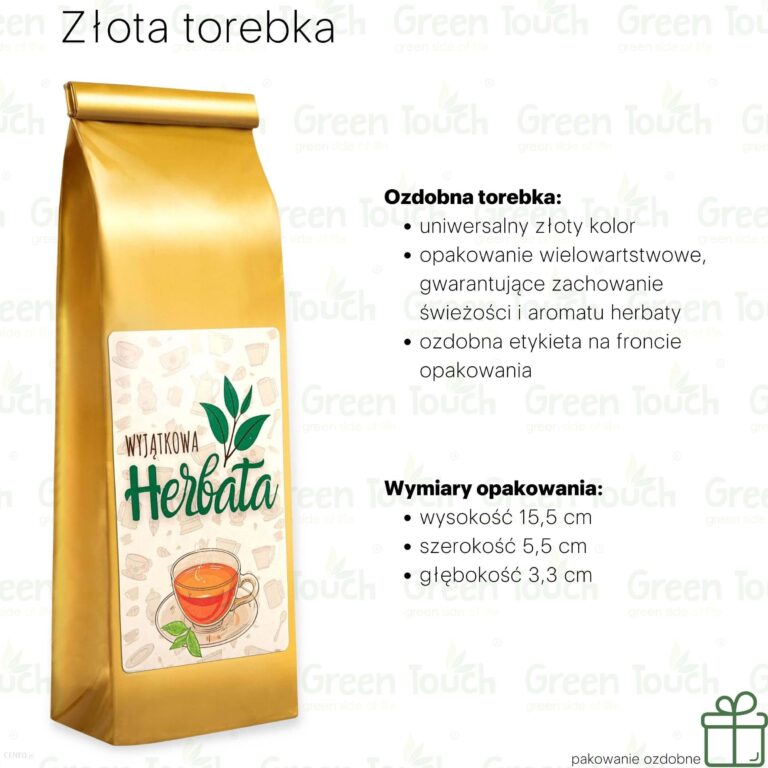 Progressive Pu erh rubinowa (Pakowanie ozdobne, Złota torebka 40g)
