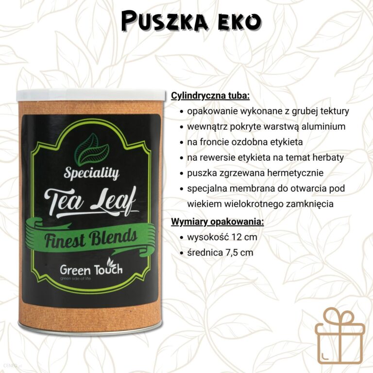 Rooibos kwaśna malinka (Pakowanie ozdobne, Puszka eko 100g)