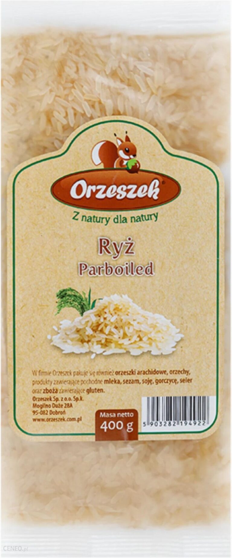 Ryż parboiled ORZESZEK 400 g