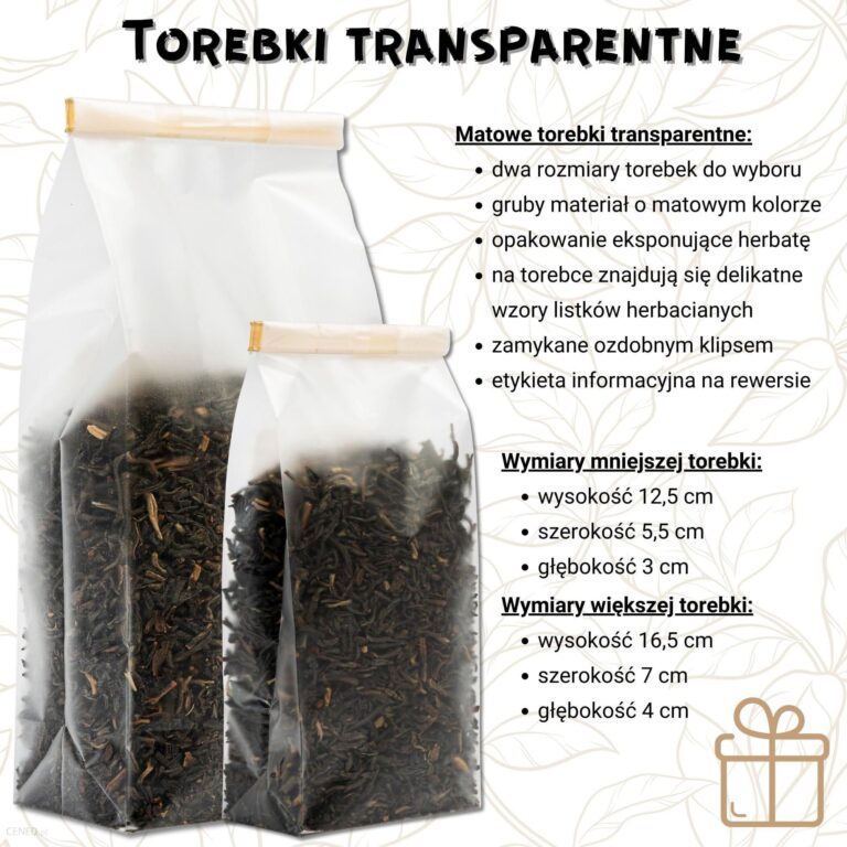 Sencha black czarna herbata (Pakowanie ozdobne, Torebka transparentna 50g)