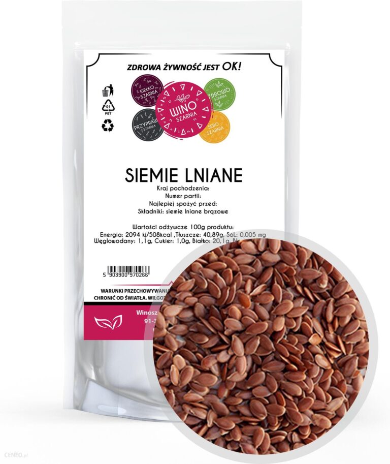 Siemię Lniane Brązowe 1kg