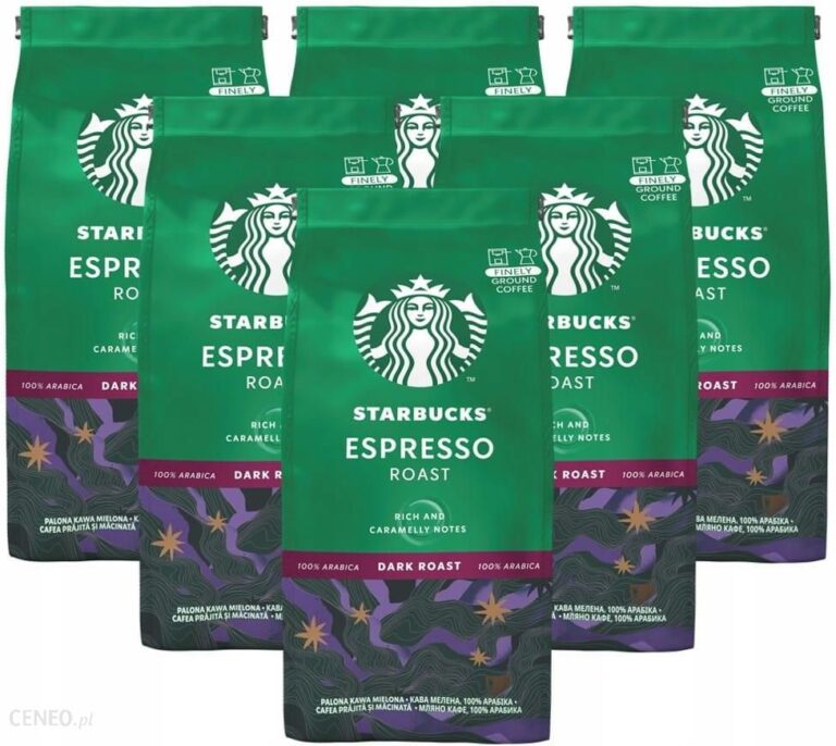 Starbucks Espresso Roast Dark Roast Mielona 6x200g