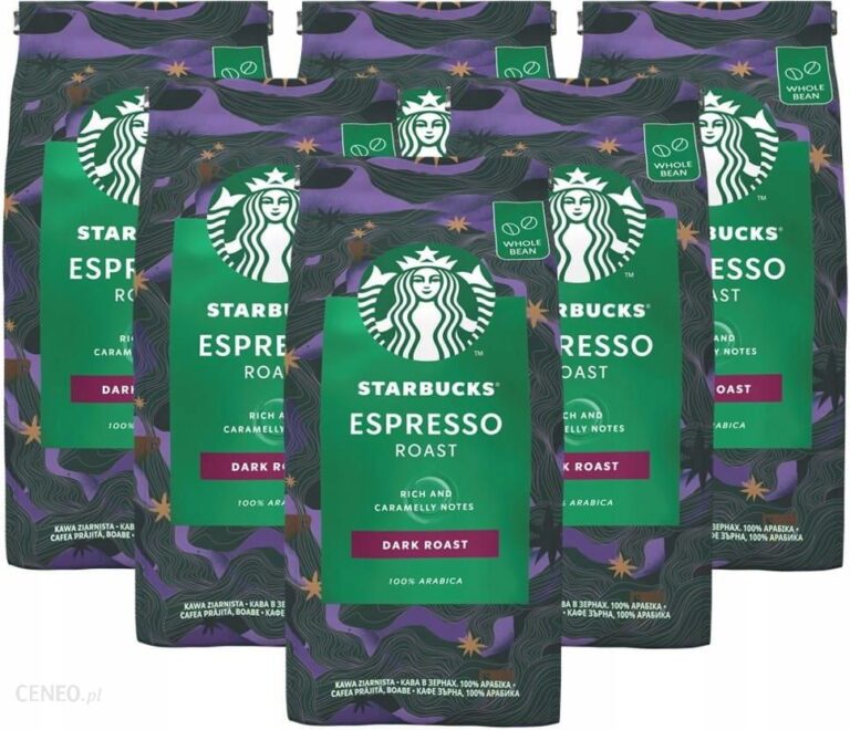 Starbucks Espresso Roast Dark Roast Ziarno 6x200g