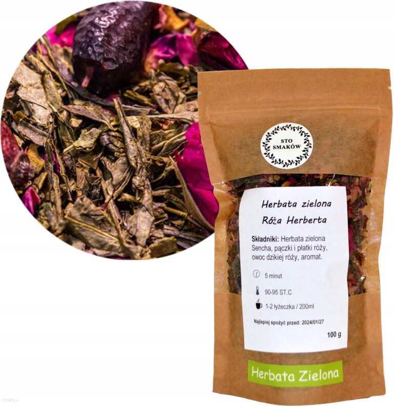Sto Smaków Herbata Zielona Roża Herberta 100g