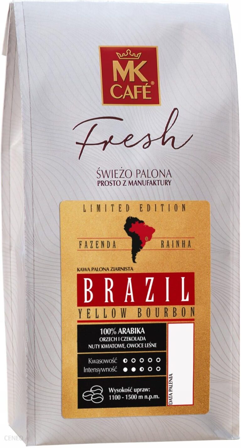 Świeżo Palona Kawa Brazil Yellow Bourbon Ziarno