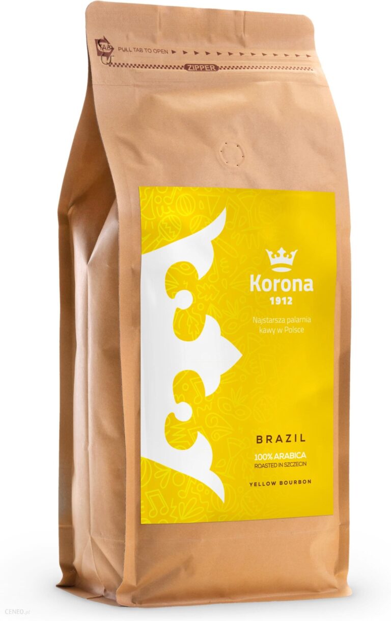 Świeżo Palona Kawa Ziarnista 1kg Arabica Korona