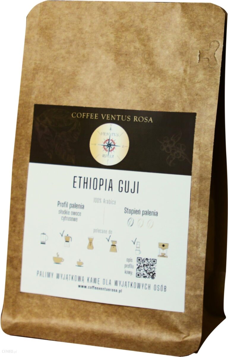 Świeżo Palona Kawa Ziarnista Etiopia Guji 100g