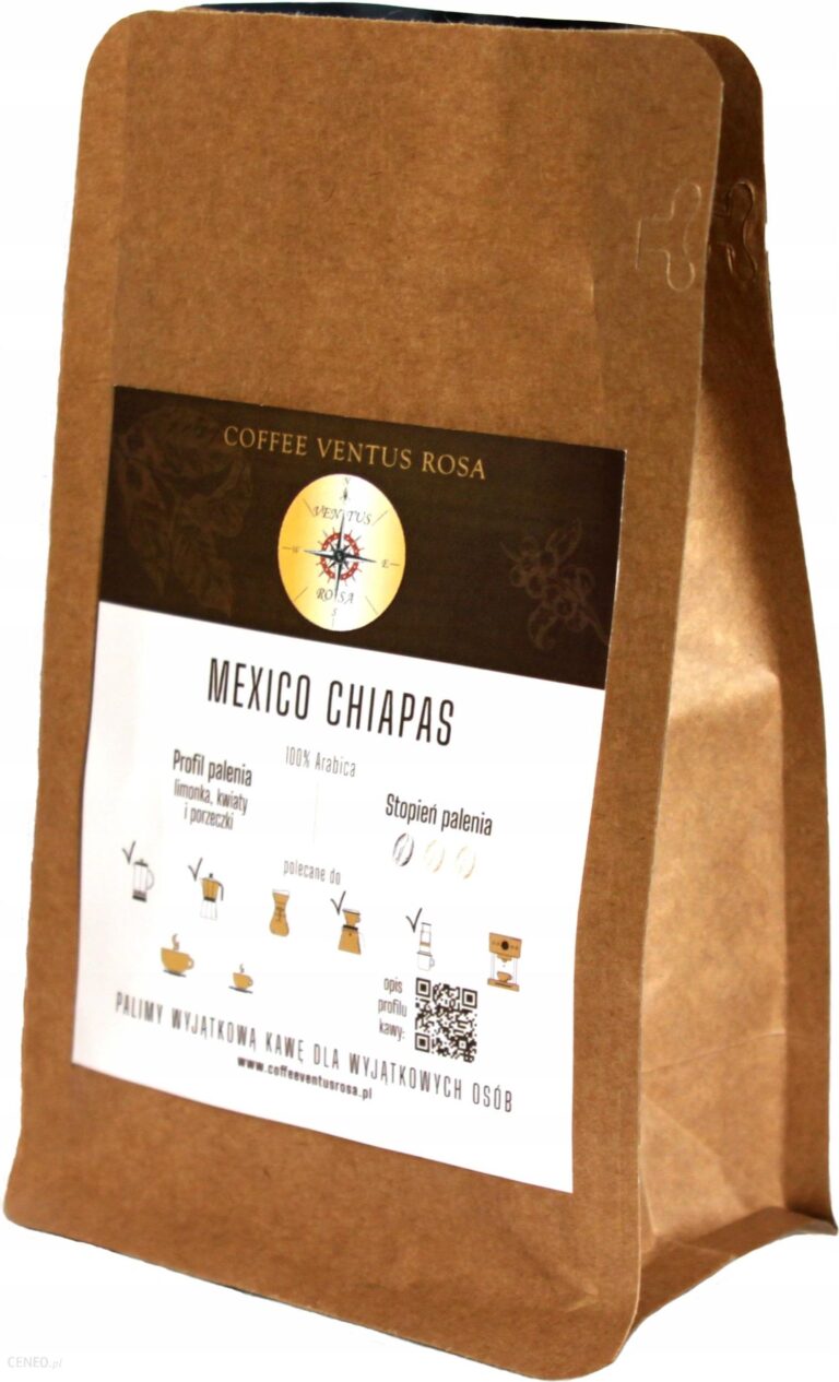 Świeżo Palona Kawa Ziarnista Mexico Chiapas 100g