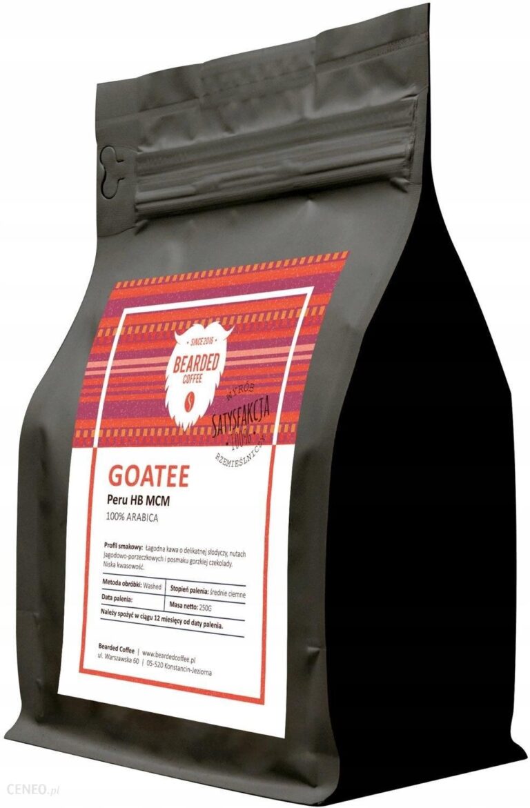 Świeżo Palona Kawa Ziarnista Z Peru Goatee 250g