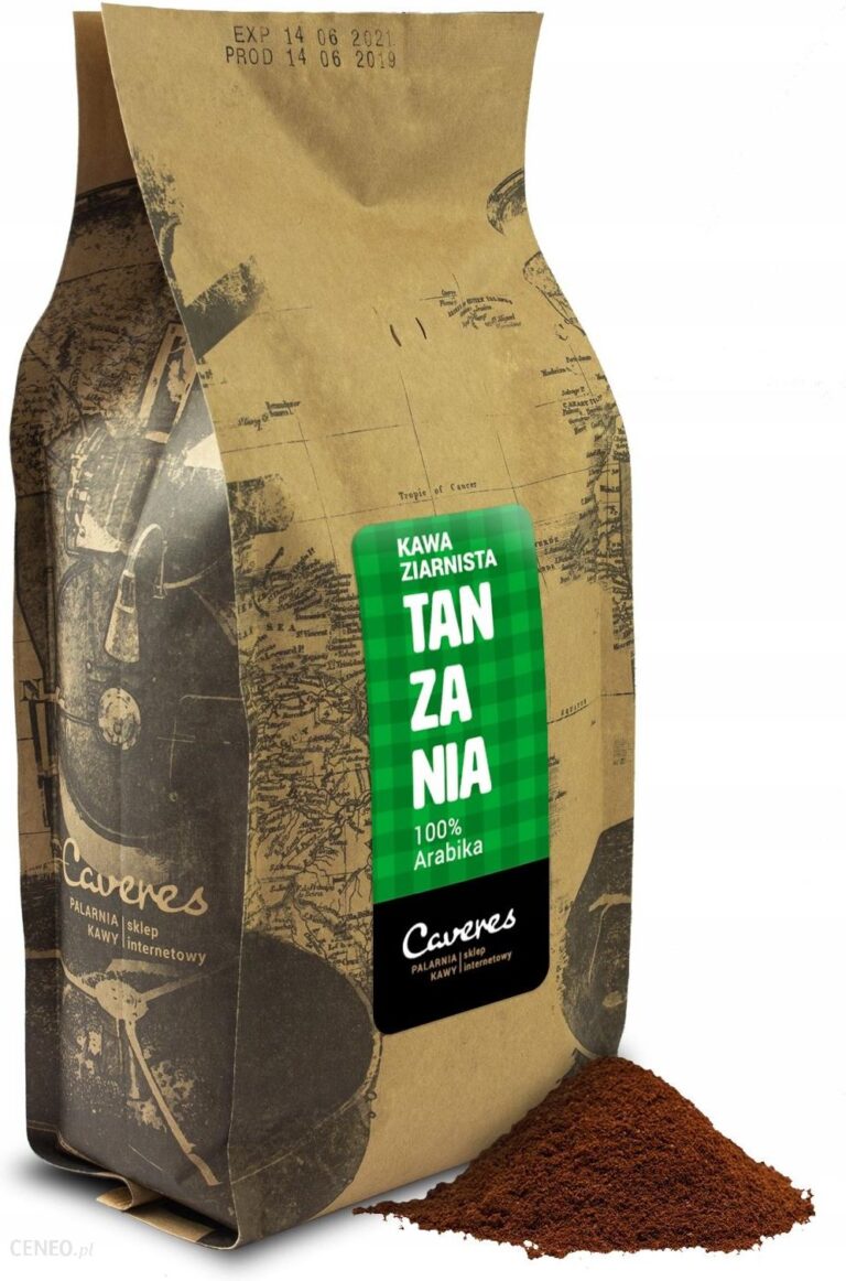 Tanzania Kawa Mielona Świeżo Palona 100% Arabica