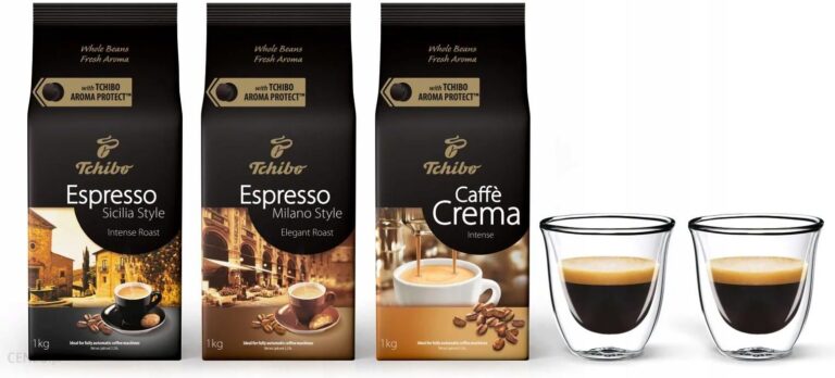 Tchibo Kawa Sicilia Milano Intense 3kg + szklanki do espresso FilterLogic CFL-655 2szt.