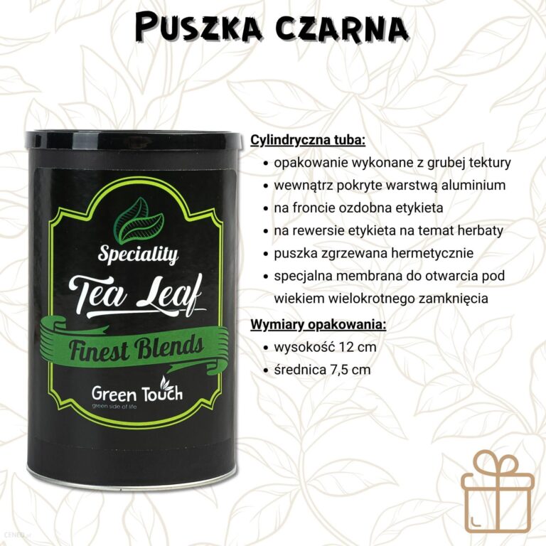 Wschodniofryzyjska mieszanka czarnych herbat (Pakowanie ozdobne, Puszka czarna 70g)