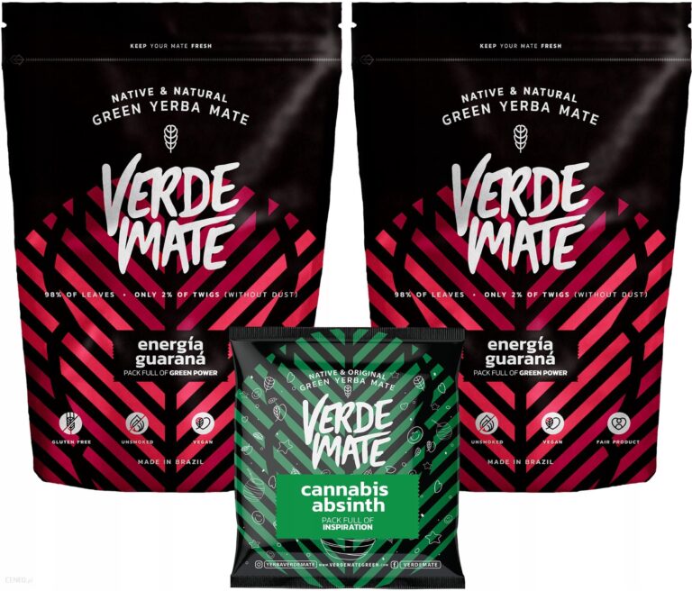 Yerba Verde Mate Green Energia Guarana 1kg Gratis