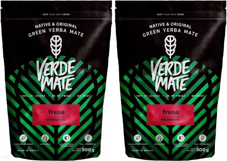 Yerba Verde Mate Green Fresa Truskawkowa 1kg 1000g