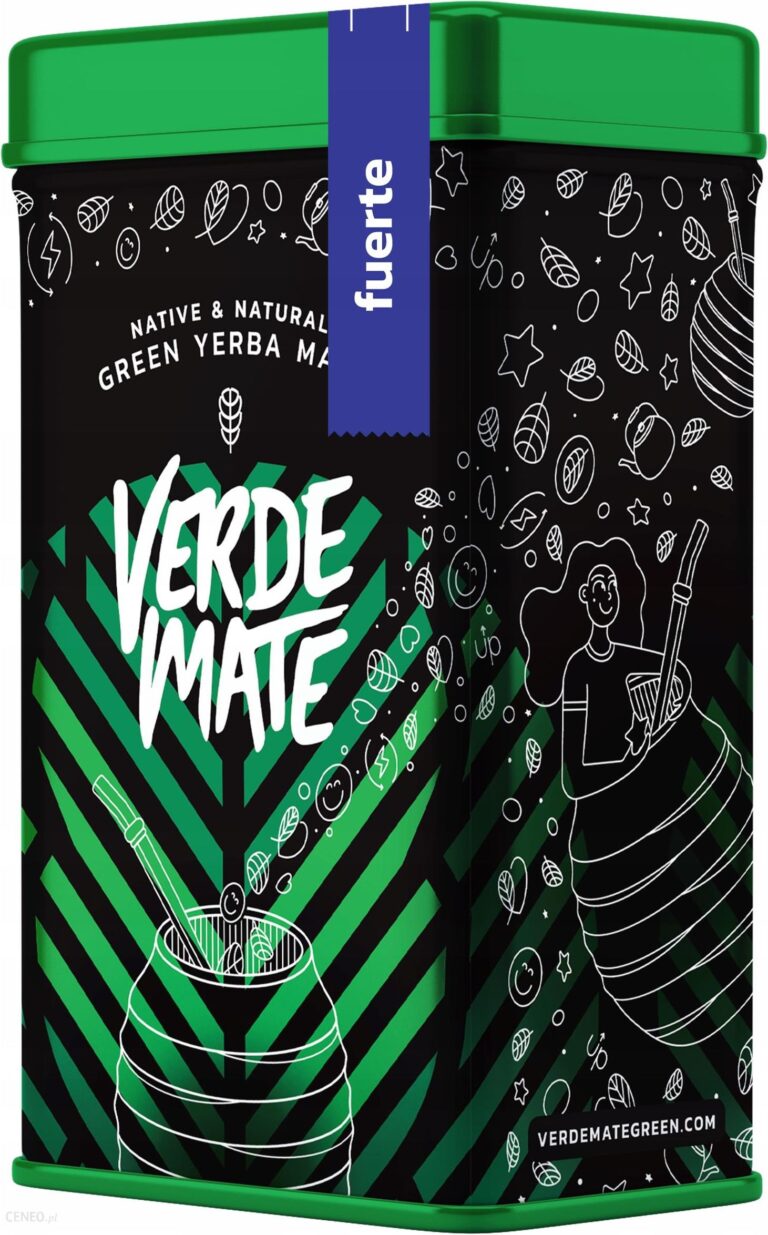 Yerbera Puszka Z Yerba Verde Mate Fuerte 05Kg