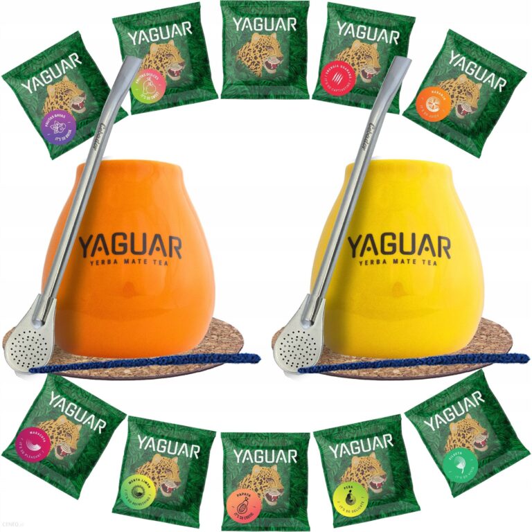 Zestaw 500g Yerba Mate Yaguar 10x50g Dla Dwojga
