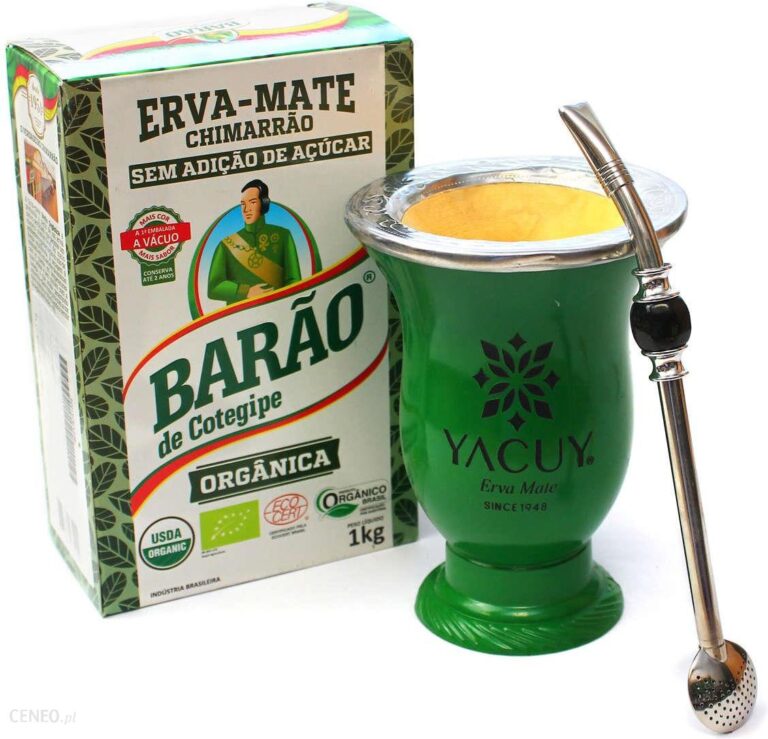 Zestaw startowy Yerba Mate Chimarrao Barao de Cotegipe Organica 1 kg + akcesoria do Chimarrao