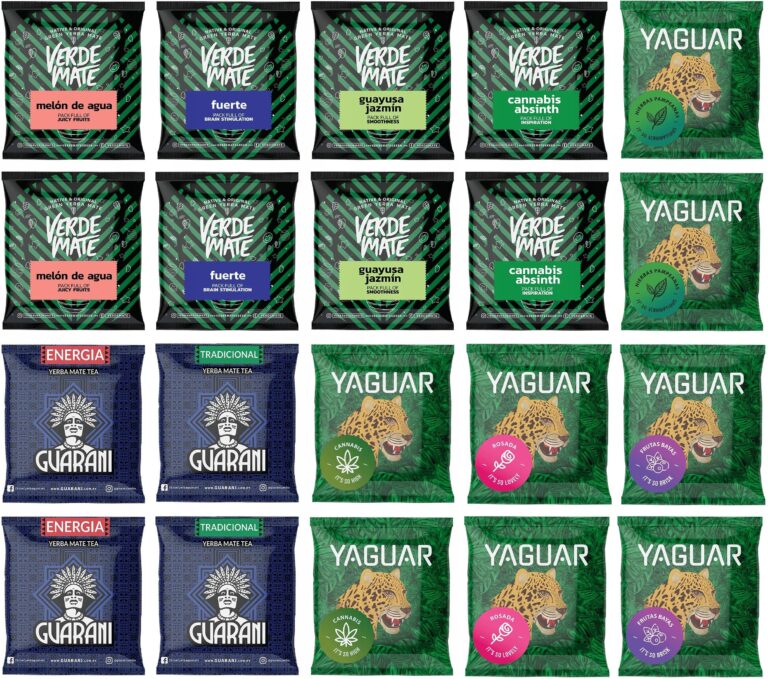 Zestaw Yerba Mate 1kg 20x50g Guarana Paragwajska