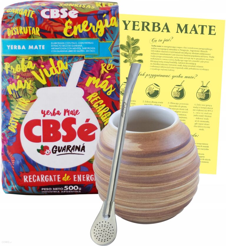 Zestaw Yerba Mate Cbse Energia Tykwa Bombilla