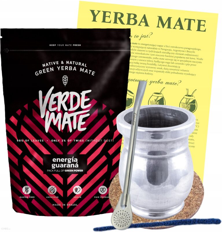 Zestaw Yerba Verde Mate Energia 05Kg Palo Santo