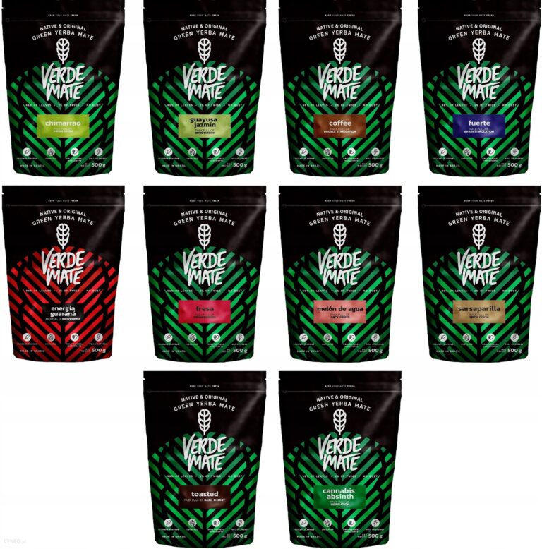 Zestaw Yerba Verde Mate Green 10x 05Kg Energia