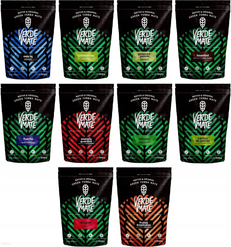 Zestaw Yerba Verde Mate Green 10x 05Kg Najlepsze