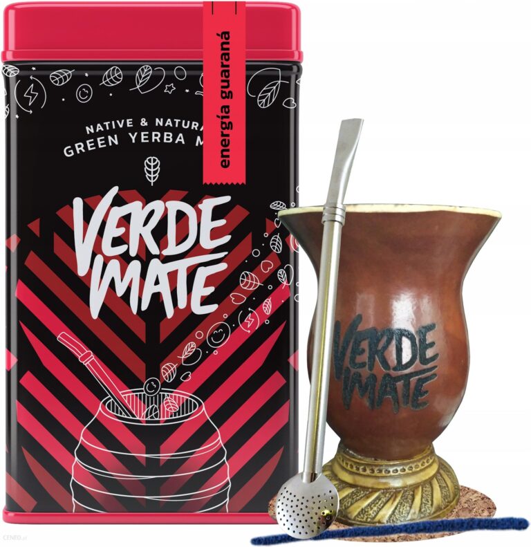 Zestaw Yerbera Yerba Verde Mate Energia Cuia 05Kg