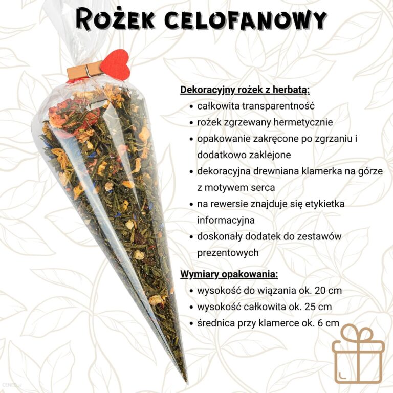 Zimowy czar (Pakowanie ozdobne, Rożek celofanowy 40g)