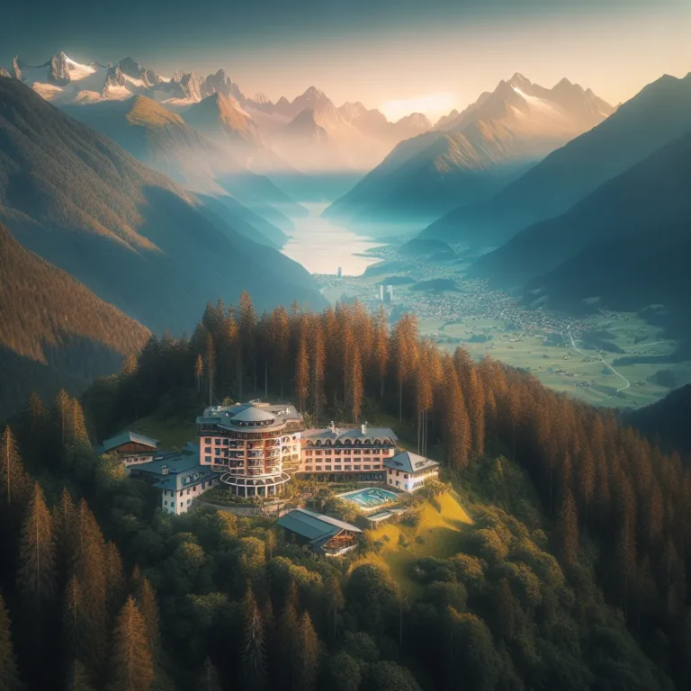 Górski relaks: luksusowy hotel w sercu górskiej przyrody