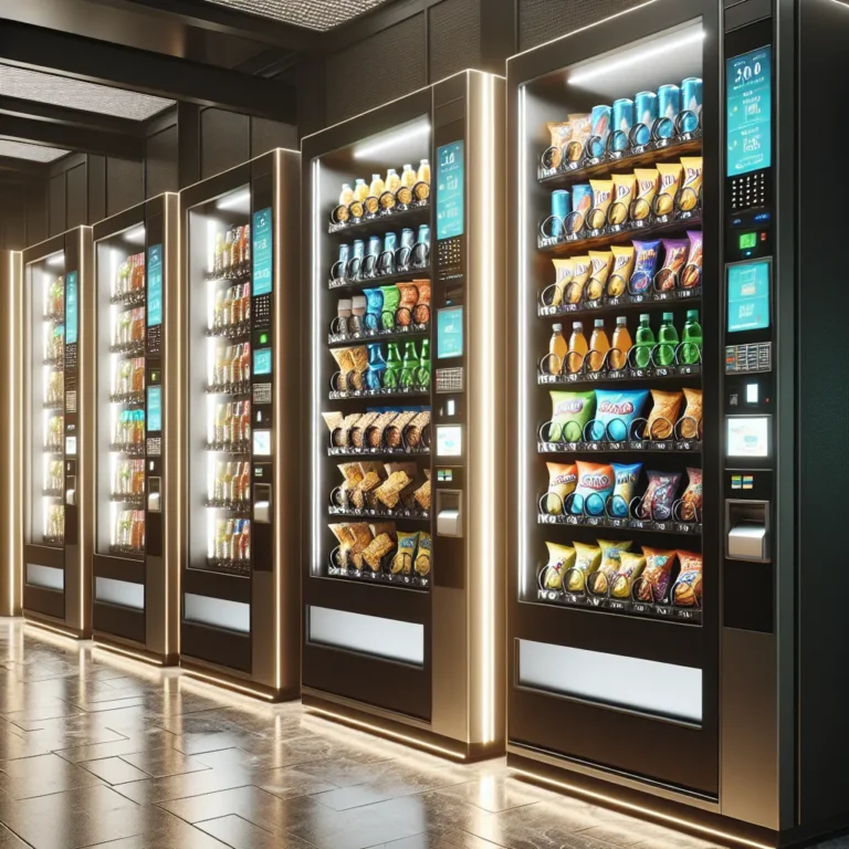Nowoczesne automaty vendingowe – wynajem przekąsek i napojów