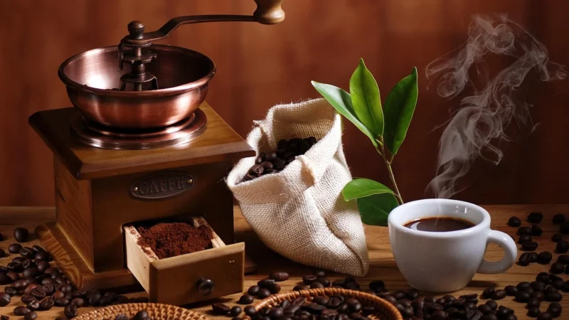 Progressive Kawa Ziarnista Etiopia Djimmah Pakowanie Ozdobne Torebka Transparentna 120g