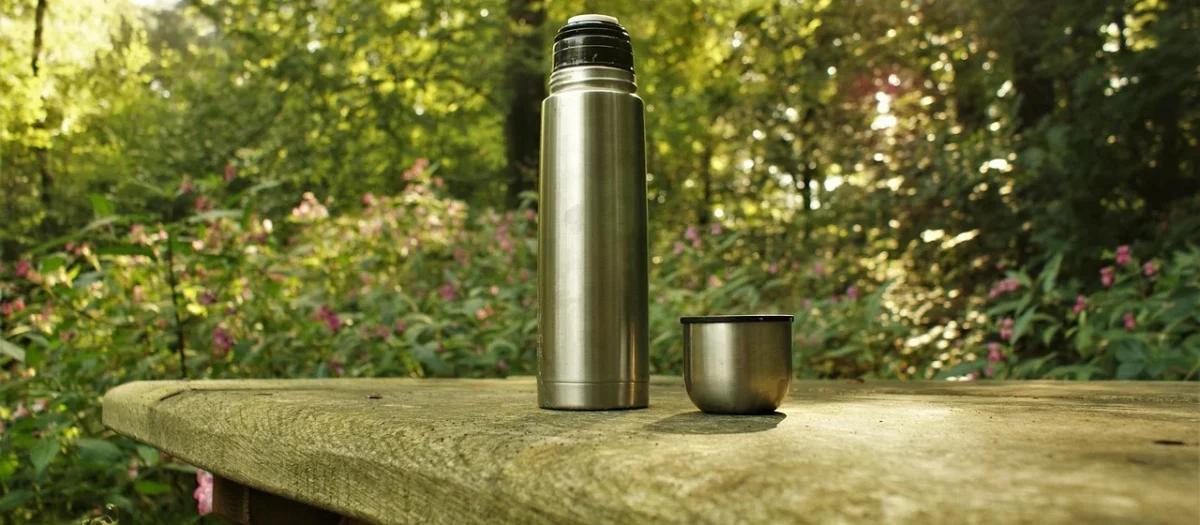 Termos Lumilagro Luminox Czarny 1L Yerba Mate
